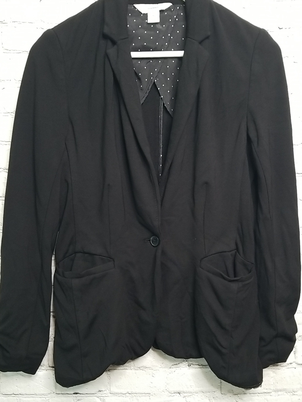 Old Navy Black Single Button Jacket XSmall